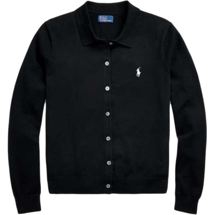 Polo Ralph Lauren FW25 Polo Button-Up Long Sleeve Knit Sweater Women sweater Black WMPOSWENDW20437-001 L
Polo Ralph Lauren FW25 Polo Button-Up Long Sleeve Knit Sweater Women sweater Black WMPOSWENDW20437-001 L