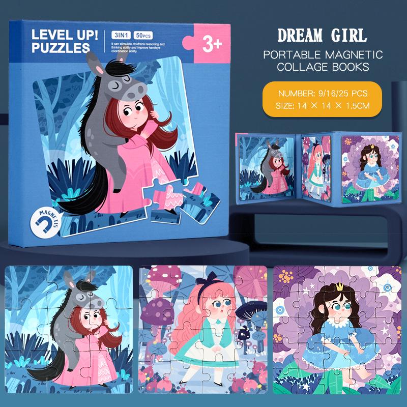 Набір з 9 дерев яних пазлів з мультяшними тваринами та транспортними засобами для дітей віком 3-7 років
Набір з 9 дерев яних пазлів з мультяшними тваринами та транспортними засобами для дітей віком 3-7 років