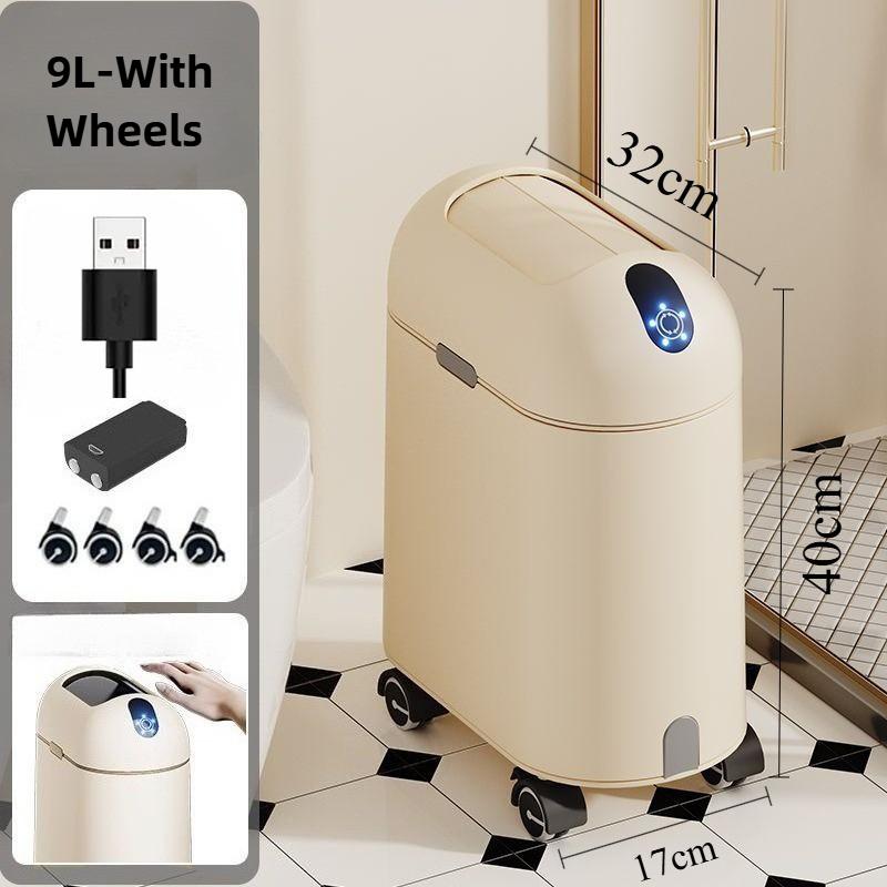 Automatic Sensor Trash Can Smart Kitchen Trash Bin Bathroom Touch Less Litter Bins Large Luxury Dustbin Bathrooms Accessories
Automatic Sensor Trash Can Smart Kitchen Trash Bin Bathroom Touch Less Litter Bins Large Luxury Dustbin Bathrooms Accessories