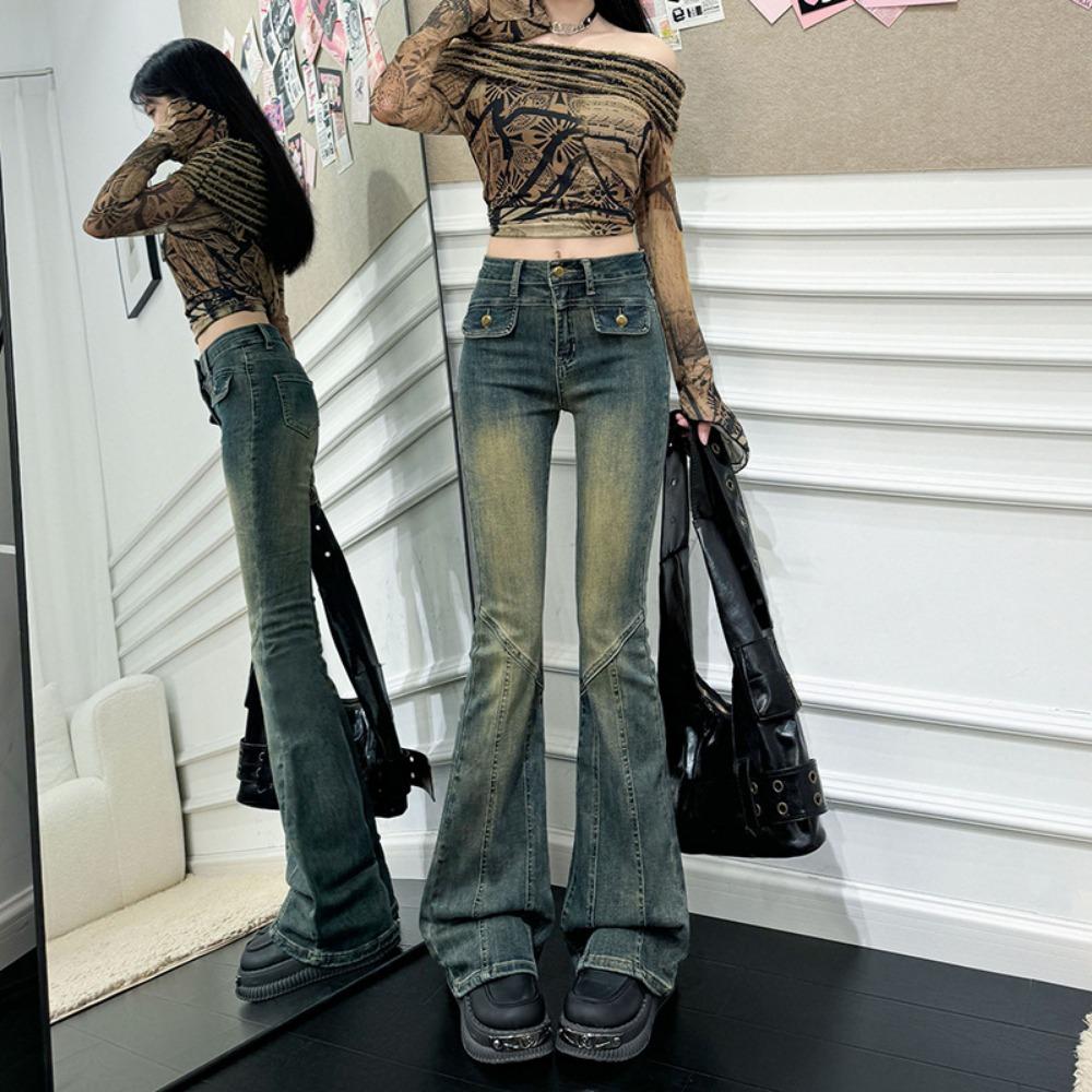 Нишевые уличные микро-пулл джинсы женские весенне-осенние новые с высокой посадкой дизайн джинсы-подковы рог прилив XL
Нишевые уличные микро-пулл джинсы женские весенне-осенние новые с высокой посадкой дизайн джинсы-подковы рог прилив XL