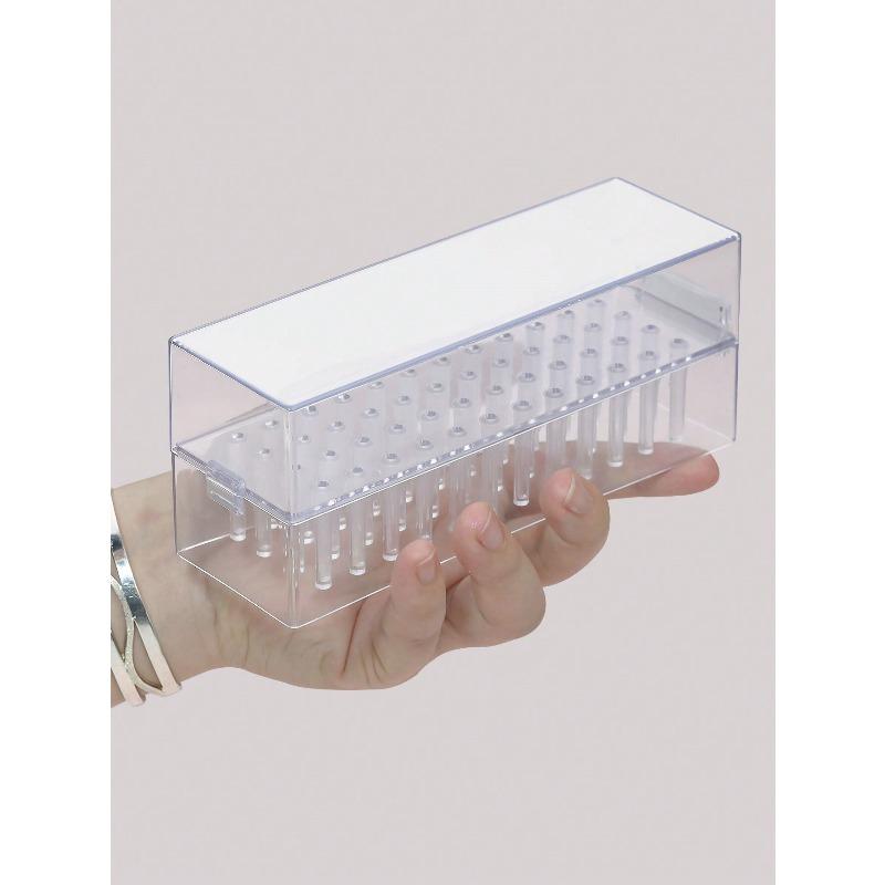 48 Holes Nail Drill Bits Storage Box Dustproof Anti-Collision Organizer For Home Salon Manicure Tool чистый
48 Holes Nail Drill Bits Storage Box Dustproof Anti-Collision Organizer For Home Salon Manicure Tool чистый