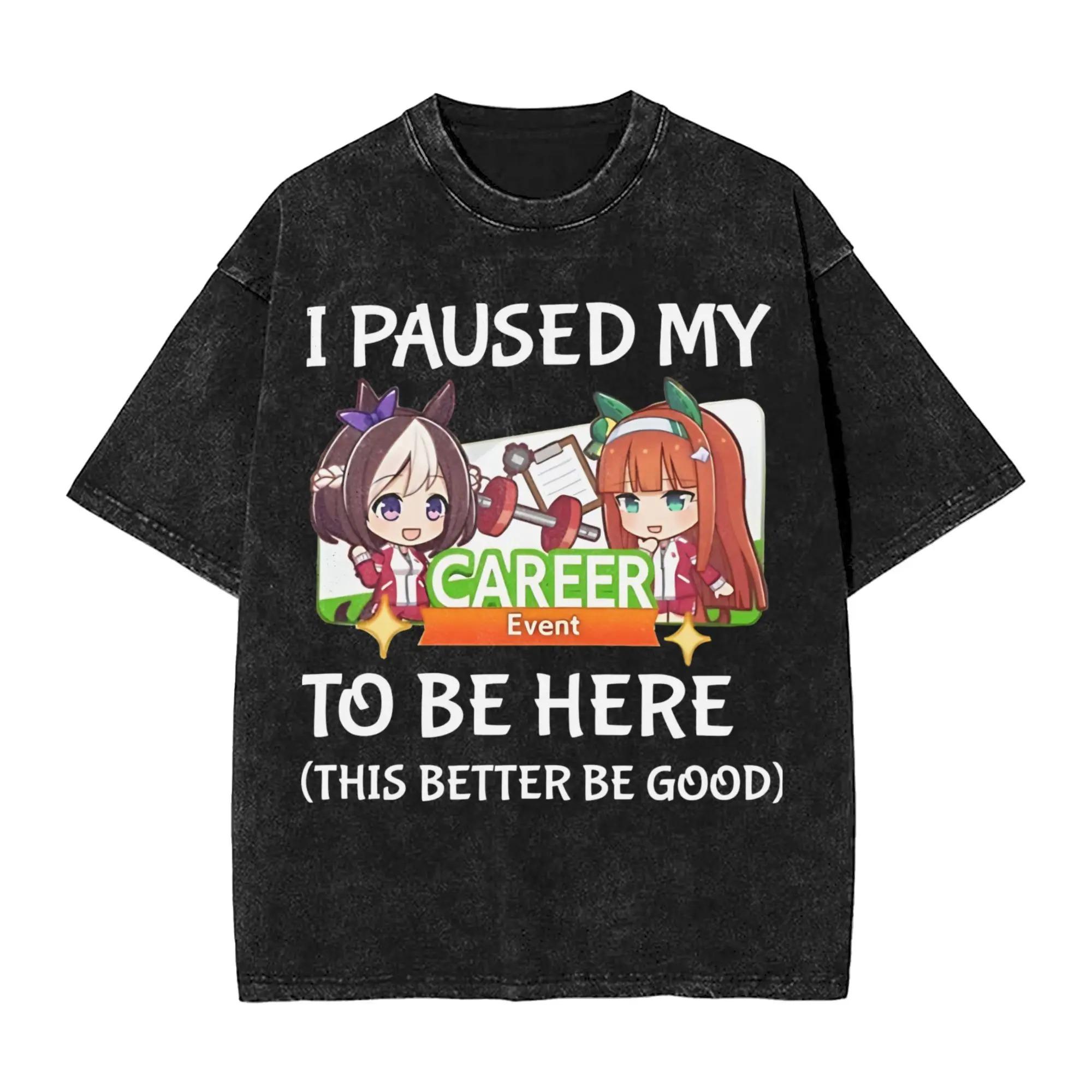 Uma Musume Pretty Derby Funny Graphic Print Vintage Washed Cotton Tshirt Men Women Streetwear Fashion Oversized Top Summer Tees S
Uma Musume Pretty Derby Funny Graphic Print Vintage Washed Cotton Tshirt Men Women Streetwear Fashion Oversized Top Summer Tees S