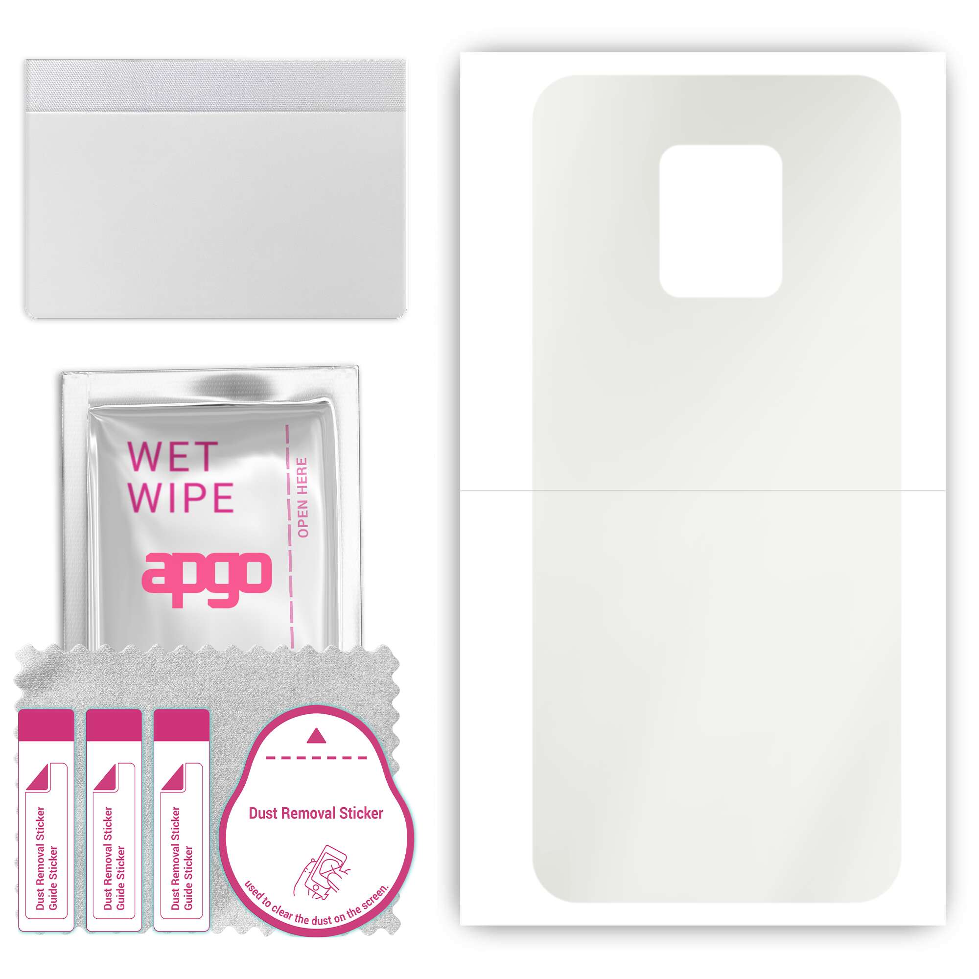apgo MATTE Protective Skin Sticker for the back compatible with Xiaomi Poco M2 Pro, Wrap Film, Hydrogel Film, Flexible, Soft TPU with positioning laye
apgo MATTE Protective Skin Sticker for the back compatible with Xiaomi Poco M2 Pro, Wrap Film, Hydrogel Film, Flexible, Soft TPU with positioning laye