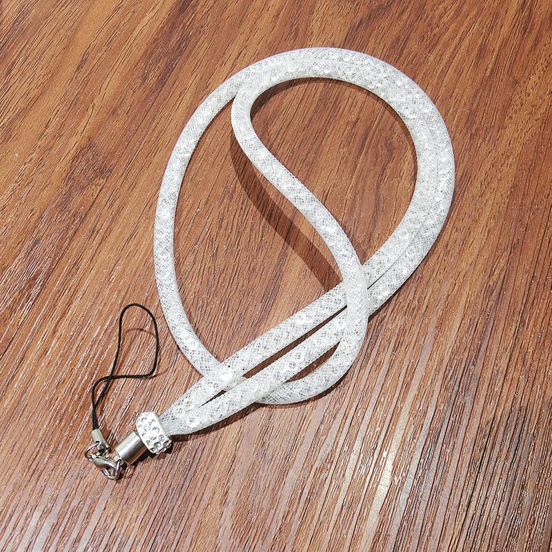 1PC Rhinestone Bling Crystal Retractable Card Holder Lanyard Key Necklace Mobile Phone Hanging Rope Neck Strap белый
1PC Rhinestone Bling Crystal Retractable Card Holder Lanyard Key Necklace Mobile Phone Hanging Rope Neck Strap белый