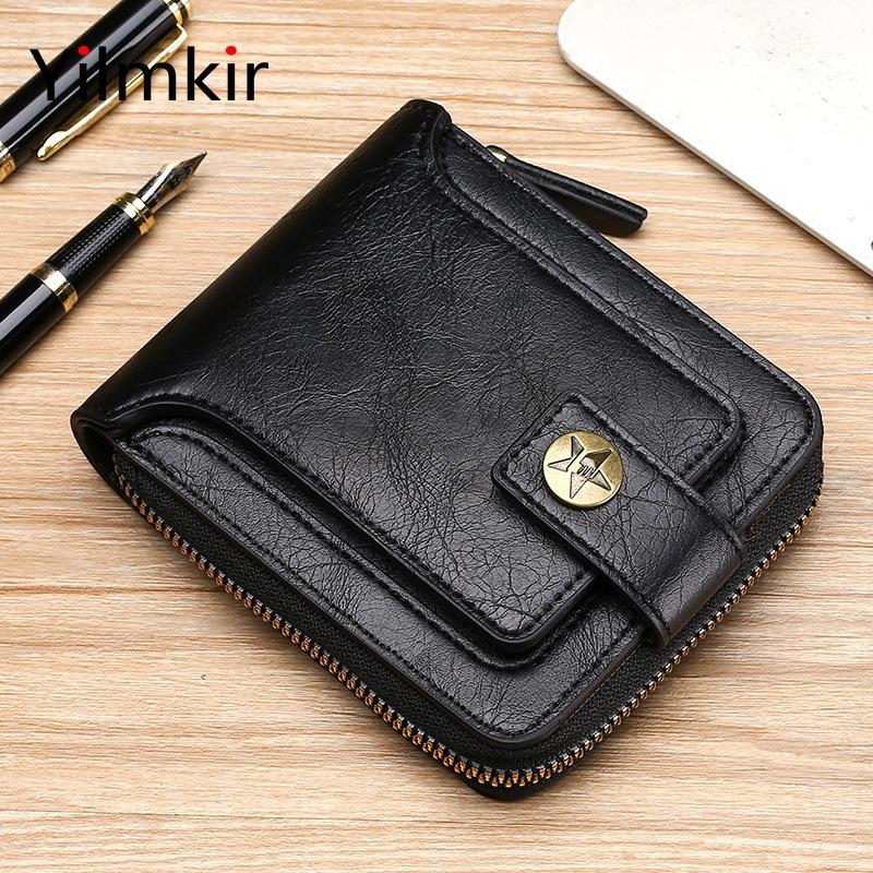 Мужской короткий ретро-кошелек с несколькими отделениями, стиль кошелька-молнии, многофункциональный женский кошелек с пряжкой
Мужской короткий ретро-кошелек с несколькими отделениями, стиль кошелька-молнии, многофункциональный женский кошелек с пряжкой