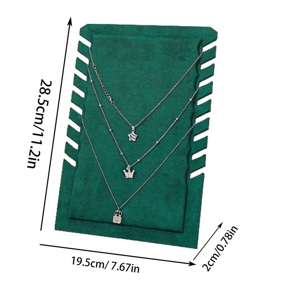 Necklace Tabletop Display Board Pad Organizer Chain Necklace Display Stand Anti-Slip Velvet Necklace Board Elegant Showcase зелений
Necklace Tabletop Display Board Pad Organizer Chain Necklace Display Stand Anti-Slip Velvet Necklace Board Elegant Showcase зелений