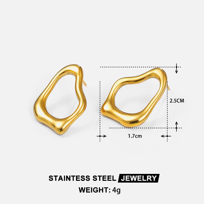 High-End Stainless Steel Heart Flower Textured Earrings for Women
High-End Stainless Steel Heart Flower Textured Earrings for Women
