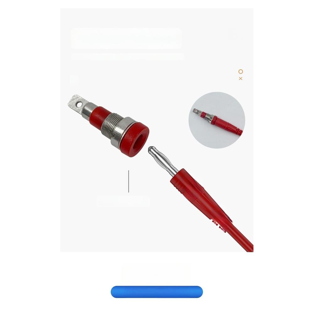 4mm Dual Head Banana Test Connector with Nickel Plated Copper Contacts for Electrical Testing and Lab Equipment China Mainland
4mm Dual Head Banana Test Connector with Nickel Plated Copper Contacts for Electrical Testing and Lab Equipment China Mainland