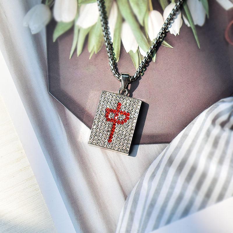 Guochao Jewelry Маджонг Красный Китай Ожерелье с бриллиантами Мужское Модное Женское Персонализированная Хип-хоп Цепь Универсальная Цепочка для свитера
Guochao Jewelry Маджонг Красный Китай Ожерелье с бриллиантами Мужское Модное Женское Персонализированная Хип-хоп Цепь Универсальная Цепочка для свитера