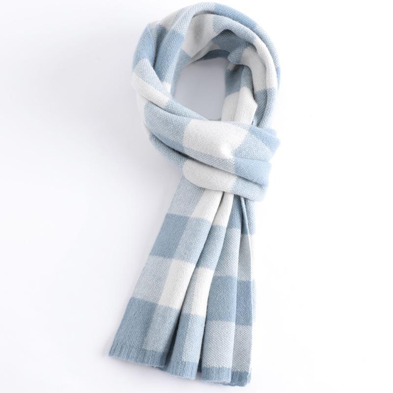 Autumn and winter new women s scarf street fashion versatile sweet student double-sided warm striped wool scarf Above 175cm синий
Autumn and winter new women s scarf street fashion versatile sweet student double-sided warm striped wool scarf Above 175cm синий