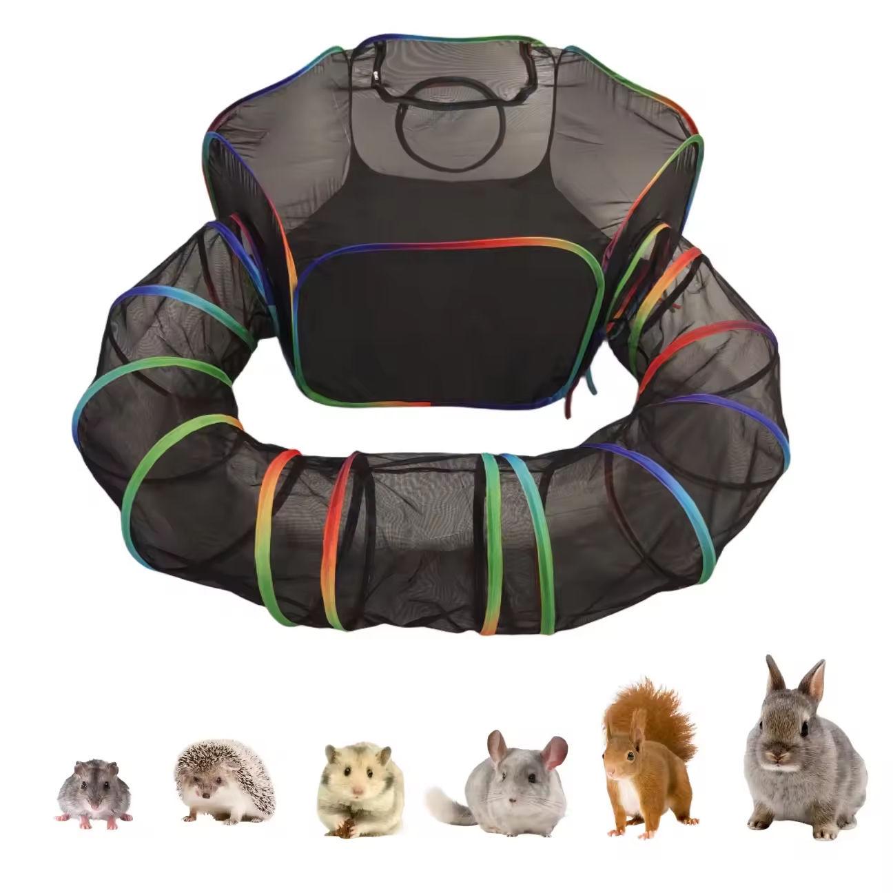 Outdoor Rainbow Portable Cat Playpen Tent with Breathable Mesh and Super Large Safe Space 120x40/305x30 чёрный
Outdoor Rainbow Portable Cat Playpen Tent with Breathable Mesh and Super Large Safe Space 120x40/305x30 чёрный
