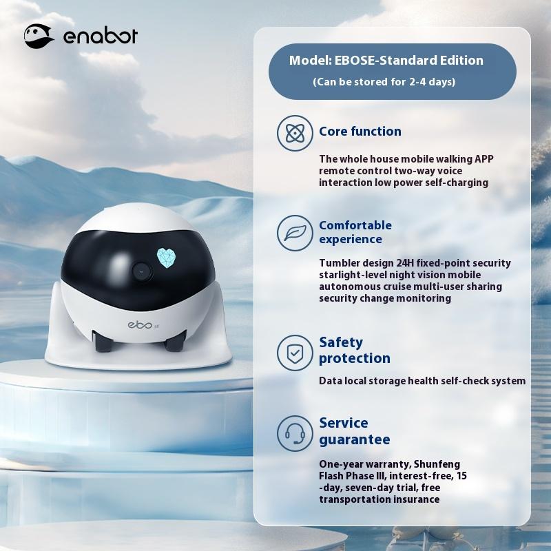 Enabot EBO AIR EBO SE Інтелектуальний робот Бездротова камера Робот дистанційного моніторингу Домашня камера Робот-компаньйон Домашня камера в реальному часі
Enabot EBO AIR EBO SE Інтелектуальний робот Бездротова камера Робот дистанційного моніторингу Домашня камера Робот-компаньйон Домашня камера в реальному часі
