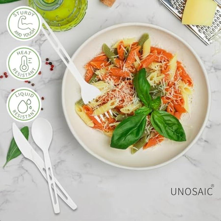 100% Compostable Cutlery Set 150 Pieces Bulk 80 Forks 40 Spoons 30 Knives EcoFriendly Disposable Utensils for Camping Picnics P United States
100% Compostable Cutlery Set 150 Pieces Bulk 80 Forks 40 Spoons 30 Knives EcoFriendly Disposable Utensils for Camping Picnics P United States