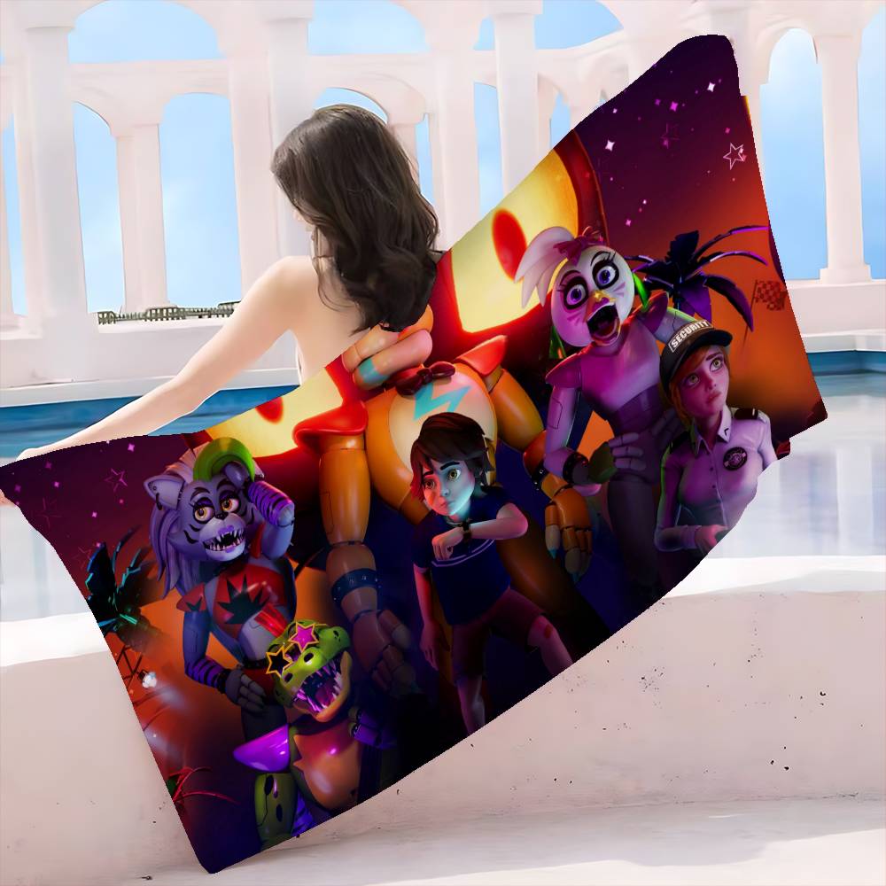 Fnaf Five-nights-At-Freddys Big Microfiber Beach Towels Quick Dry Towel Sand Beach Towels Pool Towel For Travel Swim Pool Yoga W40*H60(CM)
Fnaf Five-nights-At-Freddys Big Microfiber Beach Towels Quick Dry Towel Sand Beach Towels Pool Towel For Travel Swim Pool Yoga W40*H60(CM)