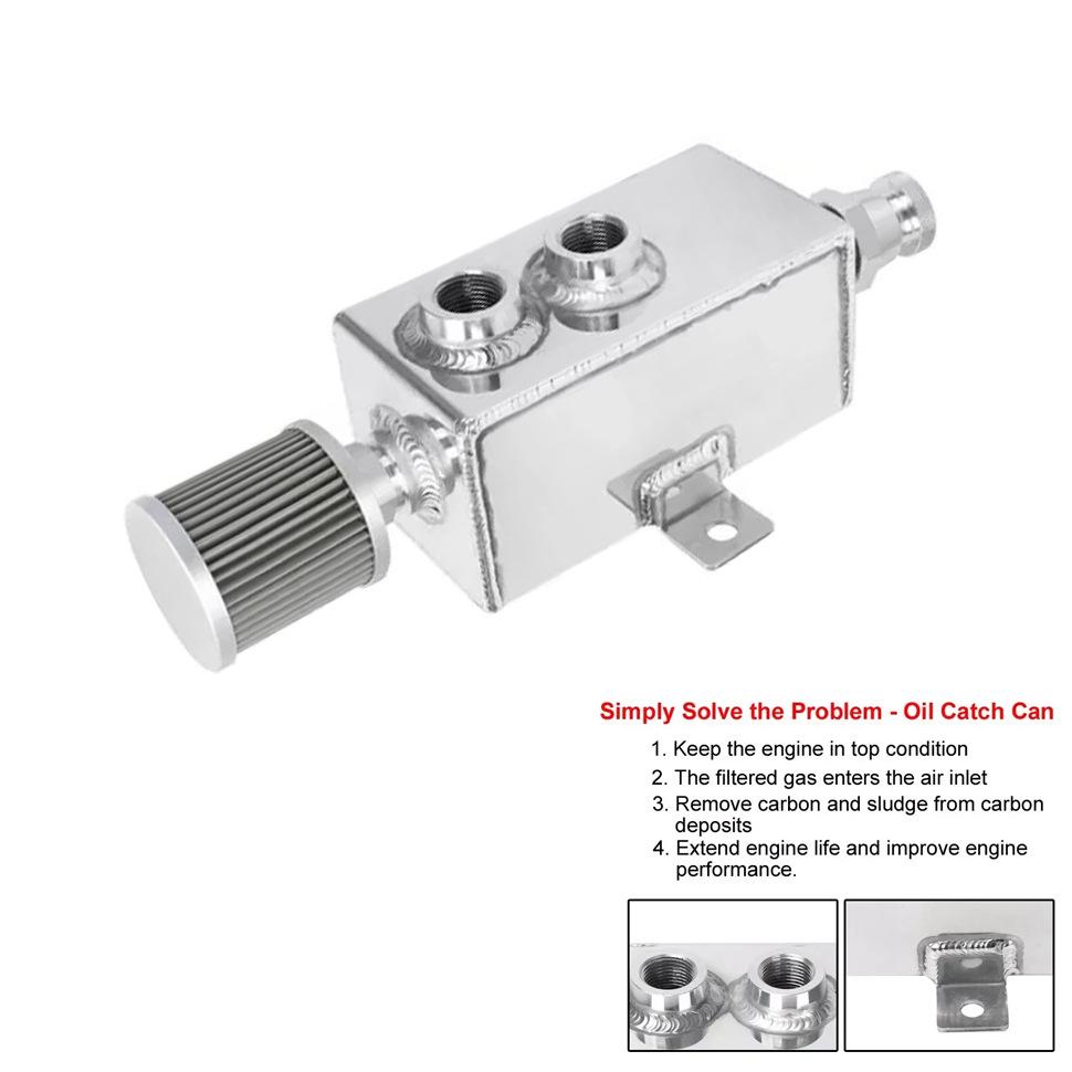 2-End Engine Oil Can Tank with AN10 Breather Filter, Coolant Modification Parts, 2L/1L Capacity
2-End Engine Oil Can Tank with AN10 Breather Filter, Coolant Modification Parts, 2L/1L Capacity