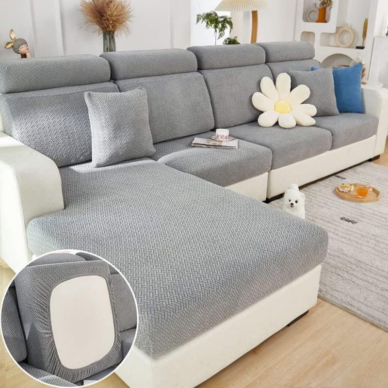 Jacquard Thick Sofa Cover Elastic Polar Fleece Couch Covers for Sofas Living Room Spandex Seat Covers L-shaped Solid Colors Home Normal Size (S)-1pc
Jacquard Thick Sofa Cover Elastic Polar Fleece Couch Covers for Sofas Living Room Spandex Seat Covers L-shaped Solid Colors Home Normal Size (S)-1pc