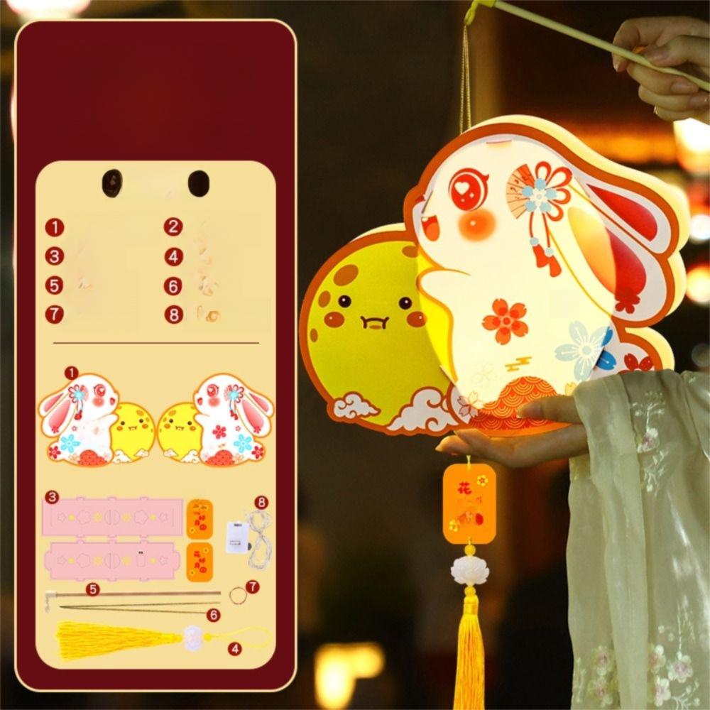 DIY Material Bag Mid-Autumn Festival Lantern Glowing Light-Up Bunny Lantern Props Style7
DIY Material Bag Mid-Autumn Festival Lantern Glowing Light-Up Bunny Lantern Props Style7