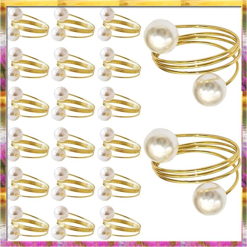 Top Deals 20Pack Gold Napkin Rings, Pearl Napkin Ring Set, Metal Spring Napkin Holder Table Decorations, Napkin Ring Buckles Eas золотий
Top Deals 20Pack Gold Napkin Rings, Pearl Napkin Ring Set, Metal Spring Napkin Holder Table Decorations, Napkin Ring Buckles Eas золотий