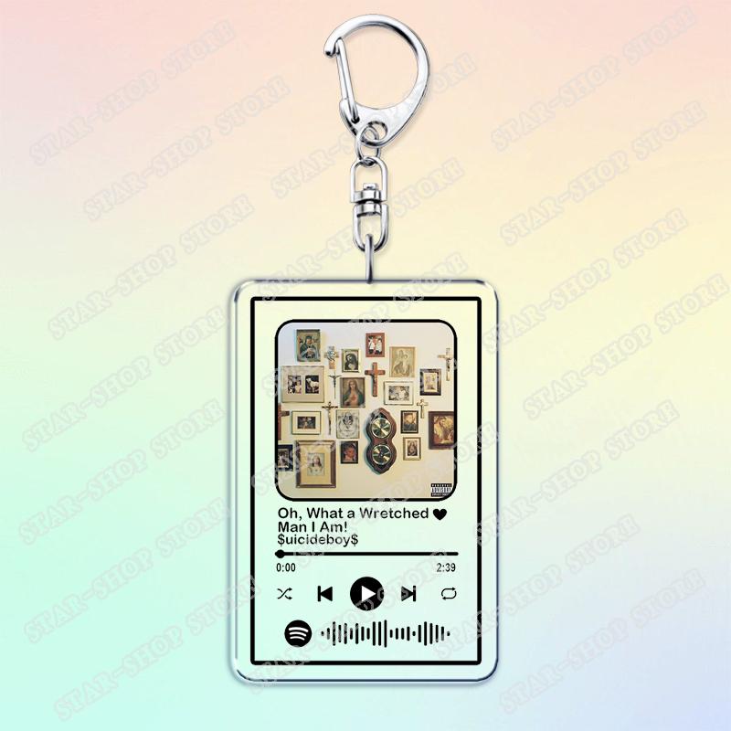 New THY KINGDOM COME Album Rap Music Keychains for Women Accessories Bag Keying Jewelry Fans Gifts
New THY KINGDOM COME Album Rap Music Keychains for Women Accessories Bag Keying Jewelry Fans Gifts