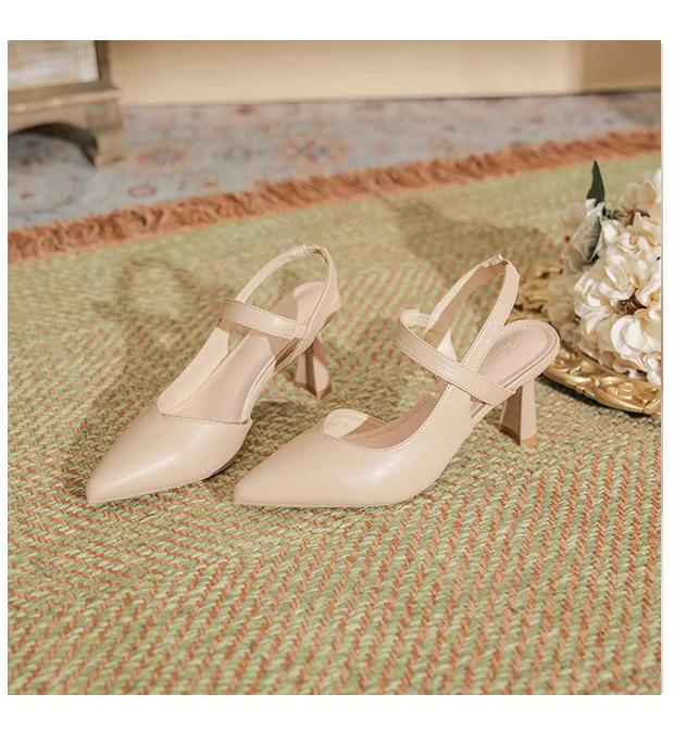 New Fairy Style High Heels Women s Shoes with Side Empty Pointed Shallow Mouth High Heels Sandals Fashion Versatile Casual Shoes 40 тілесний
New Fairy Style High Heels Women s Shoes with Side Empty Pointed Shallow Mouth High Heels Sandals Fashion Versatile Casual Shoes 40 тілесний