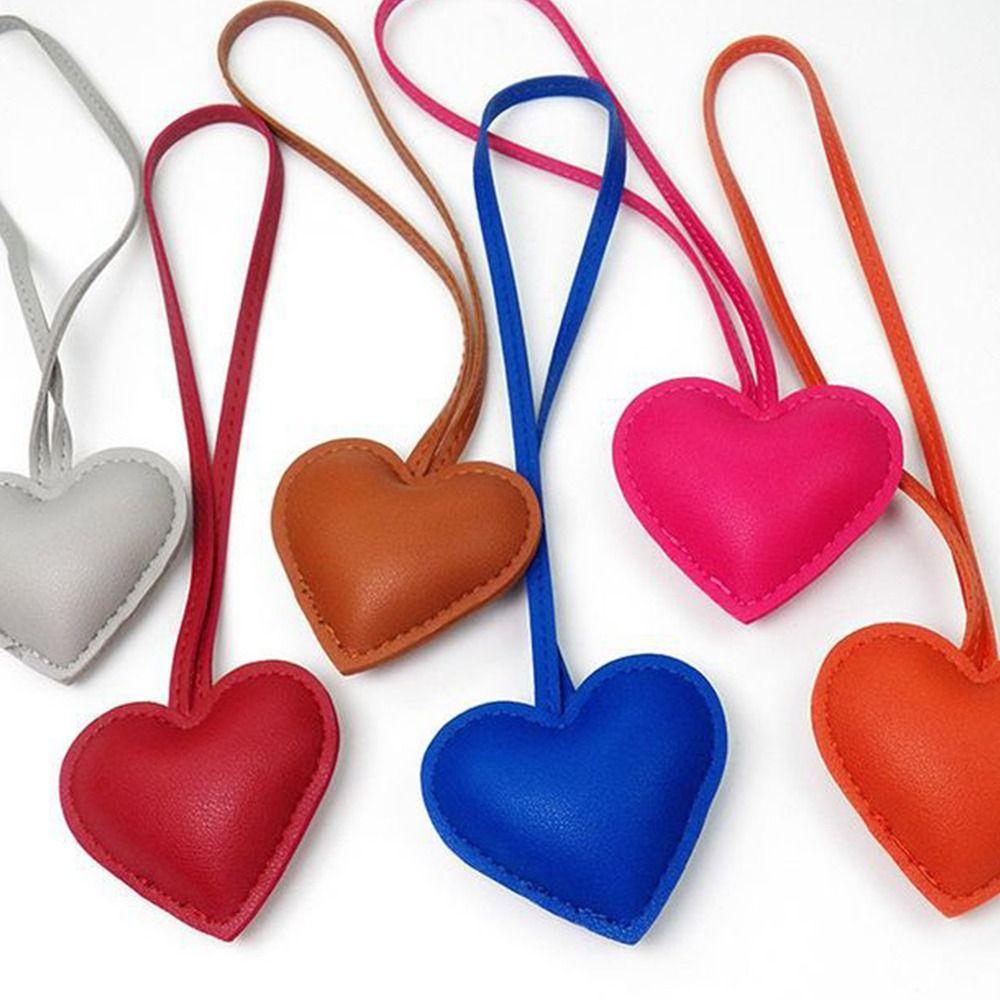 PU Leather Heart Keychain Car Keyring Bag Pendant Trendy PU Leather Hanger Bag Ornament
PU Leather Heart Keychain Car Keyring Bag Pendant Trendy PU Leather Hanger Bag Ornament