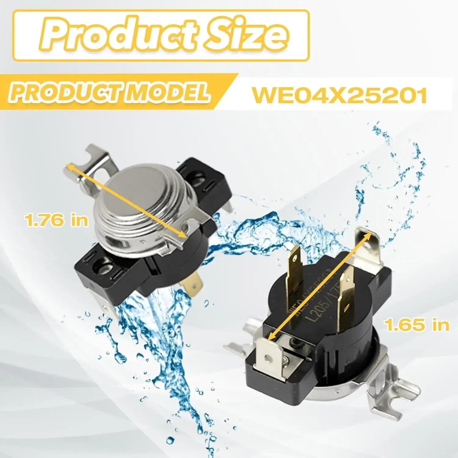 WE04X25201 Dryer Inlet Thermostat for GE and For Hotpoint Dryers Ensures Optimal Drying Conditions and Protects Dryer Components China Mainland
WE04X25201 Dryer Inlet Thermostat for GE and For Hotpoint Dryers Ensures Optimal Drying Conditions and Protects Dryer Components China Mainland