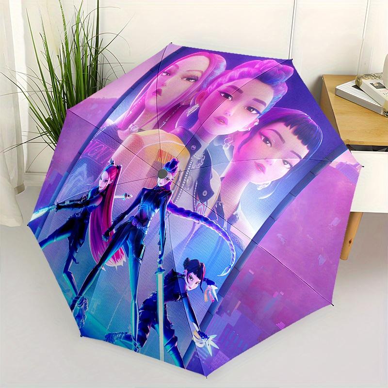 KPop Demon X Automatic opening and closing folding Umbrella with 8 rib frame and compact travel design, perfect for all occasions | Stylish
KPop Demon X Automatic opening and closing folding Umbrella with 8 rib frame and compact travel design, perfect for all occasions | Stylish