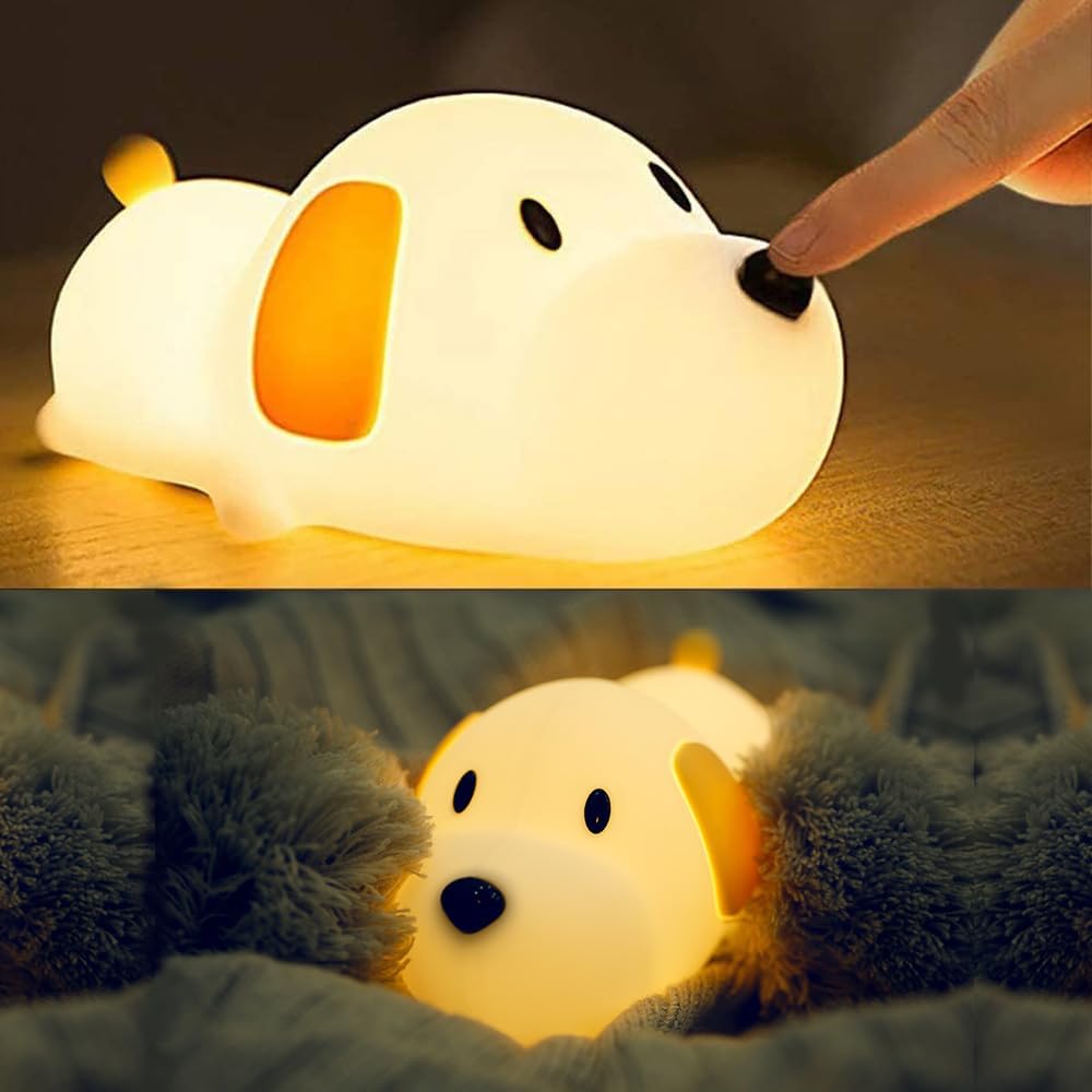 Silicone LED Papa Puppy Night Light Sponge USB Charging Touch Animal Lamp Adults Dog Lights Children Kid Bedside Bedroom Decor білий
Silicone LED Papa Puppy Night Light Sponge USB Charging Touch Animal Lamp Adults Dog Lights Children Kid Bedside Bedroom Decor білий