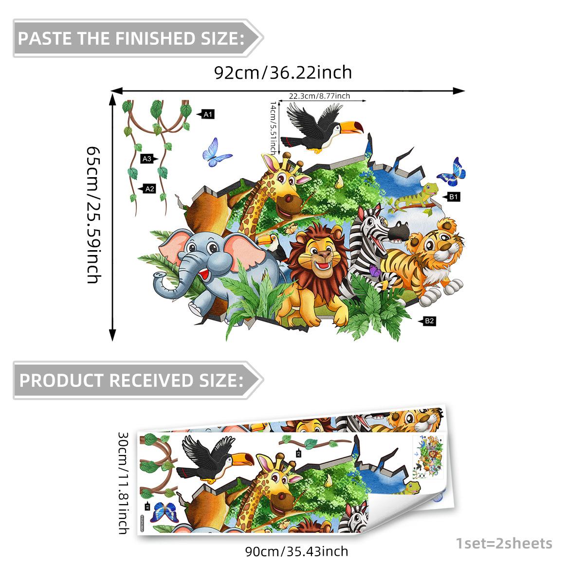Atw6114 Животное Креативная Стена 3D Эффект Наклейка на Стену Гостиная Фоновая Стена Декоративная Наклейка на Стену Самоклеящаяся
Atw6114 Животное Креативная Стена 3D Эффект Наклейка на Стену Гостиная Фоновая Стена Декоративная Наклейка на Стену Самоклеящаяся