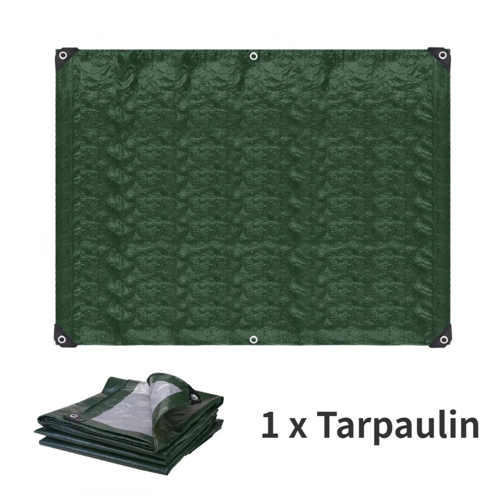 120GSM PE Sun Shelter 5x4M/5x3M Waterproof Green Tarp Multipurpose Protective Cover for Emergency Rain Shelter Camping Tarpaulin 2*3M
120GSM PE Sun Shelter 5x4M/5x3M Waterproof Green Tarp Multipurpose Protective Cover for Emergency Rain Shelter Camping Tarpaulin 2*3M