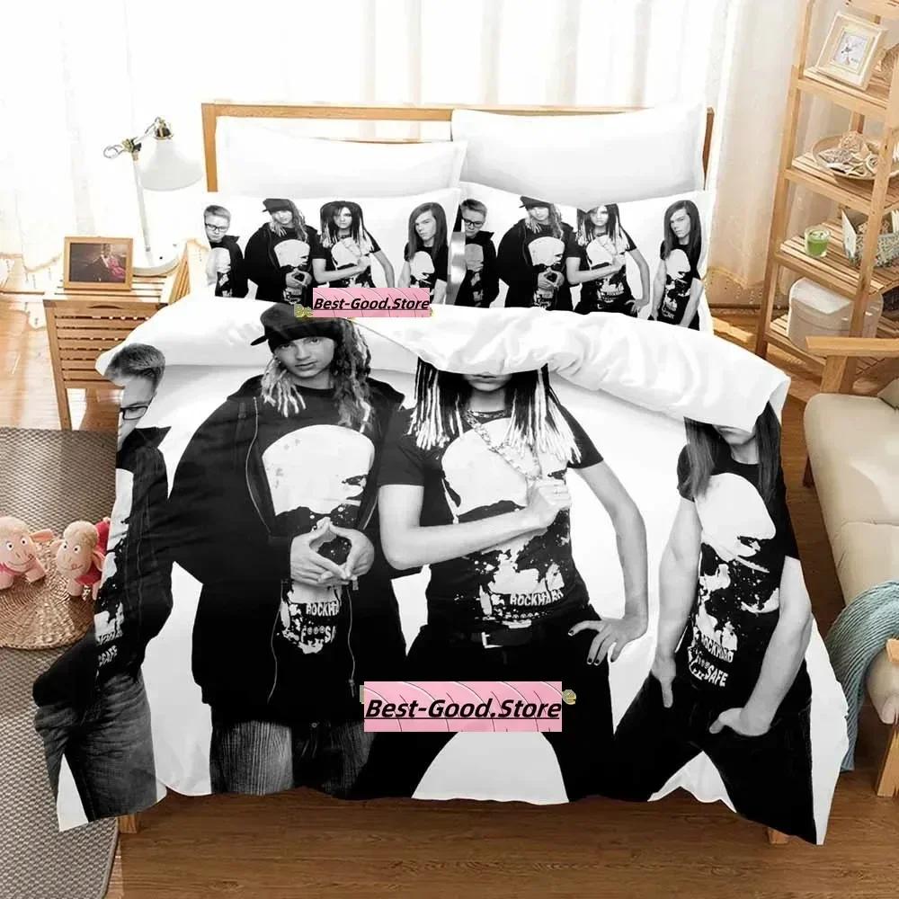 Comforter Hip Hop Tokio Hotel Bedding Set Printed Bed Sets With Bed Soft Single Double Queen Super King Size Comforter (quilt)-EU Single(135*200cm)3pcs
Comforter Hip Hop Tokio Hotel Bedding Set Printed Bed Sets With Bed Soft Single Double Queen Super King Size Comforter (quilt)-EU Single(135*200cm)3pcs