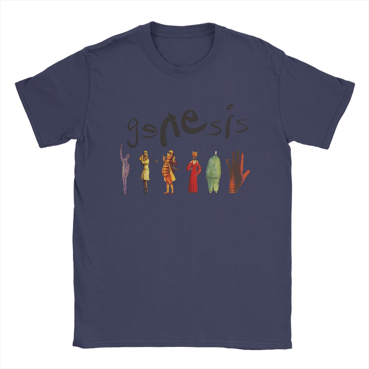 Genesis Band T Shirt for Men Cotton Creative T-Shirts Crewneck Tees Short Sleeve Tops 4XL 5XL L темно-синього кольору
Genesis Band T Shirt for Men Cotton Creative T-Shirts Crewneck Tees Short Sleeve Tops 4XL 5XL L темно-синього кольору