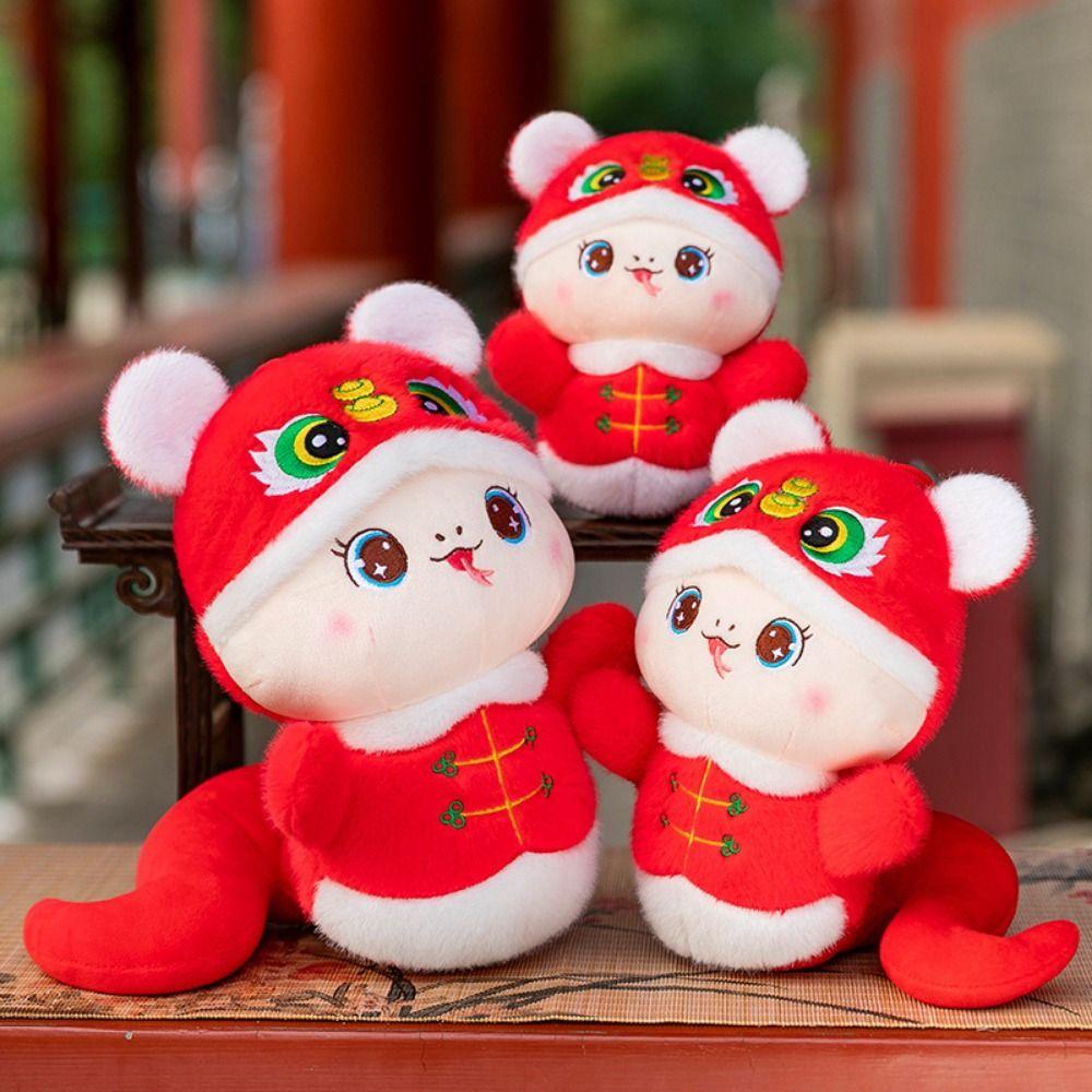 The God of Wealth Snake Year Plush Toy Chinese Style Lucky Snake Doll Plushies Girls Toys 20cm
The God of Wealth Snake Year Plush Toy Chinese Style Lucky Snake Doll Plushies Girls Toys 20cm