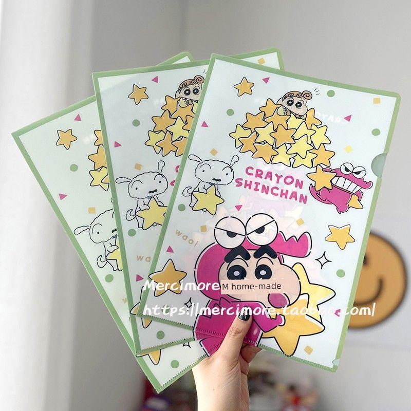 Cute Homemade Cartoon PVC Young Adult Heart 3 Folders Folder - Shin-Chan Star Cookies Green 3-Pack
Cute Homemade Cartoon PVC Young Adult Heart 3 Folders Folder - Shin-Chan Star Cookies Green 3-Pack
