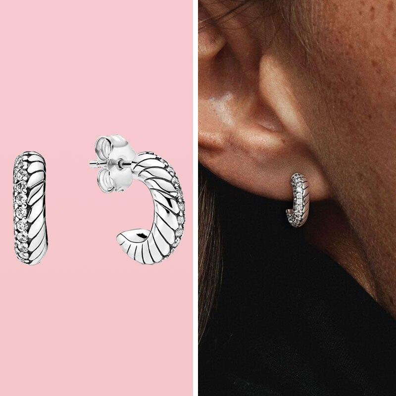 Top Sale 100 %Real 925 Sterling Silver Pendiente Snake Chain Pattern Stud Earrings For Women Fit Original Earrings Jewelry Joyas
Top Sale 100 %Real 925 Sterling Silver Pendiente Snake Chain Pattern Stud Earrings For Women Fit Original Earrings Jewelry Joyas