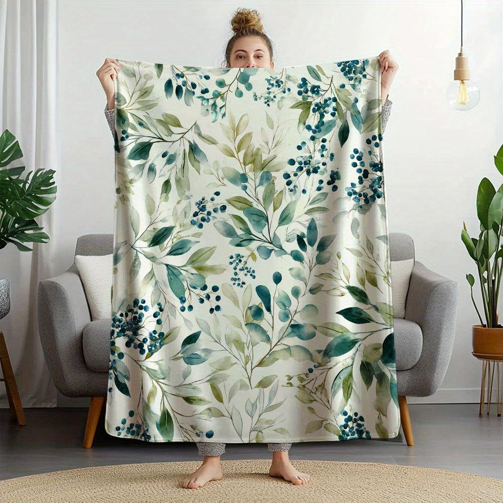 1pc vintage botanical green leaf print blanket polyester fabric machine washable suitable for bedroom and living room decoration 75x100cm
1pc vintage botanical green leaf print blanket polyester fabric machine washable suitable for bedroom and living room decoration 75x100cm