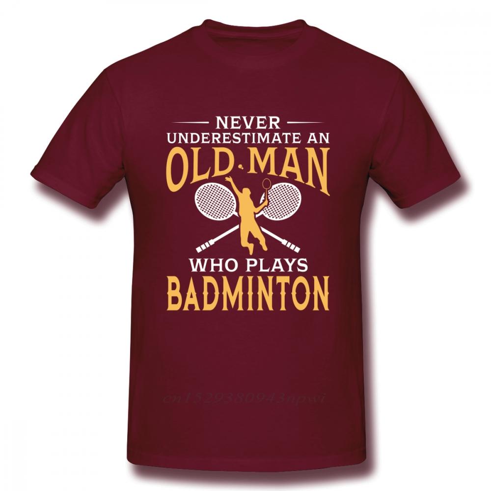 Never Underestimate An Old Man Who Plays Badminton T Shirt For Men Short Sleeve Casual Top design Guys Punk Designer Streetwear S
Never Underestimate An Old Man Who Plays Badminton T Shirt For Men Short Sleeve Casual Top design Guys Punk Designer Streetwear S