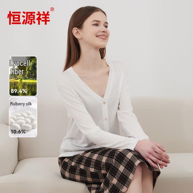 Hengyuanxiang Women s Mulberry Silk Blend Knit Cardigan 170
Hengyuanxiang Women s Mulberry Silk Blend Knit Cardigan 170