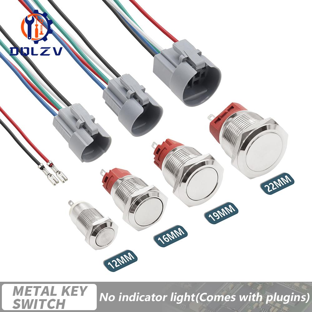 12mm 16mm 19mm 22mm Metal Push Button On Off Switch Power LED Light Waterproof Flat Circular Button 12V 24V IP65 Self Resetting&12MM
12mm 16mm 19mm 22mm Metal Push Button On Off Switch Power LED Light Waterproof Flat Circular Button 12V 24V IP65 Self Resetting&12MM
