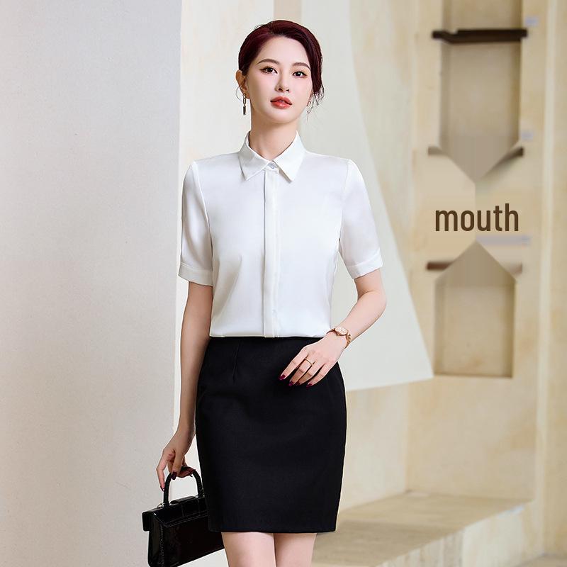 Women s White Short-Sleeve Professional Blouse and Skirt Set - Summer 2025 OL Style XXL
Women s White Short-Sleeve Professional Blouse and Skirt Set - Summer 2025 OL Style XXL
