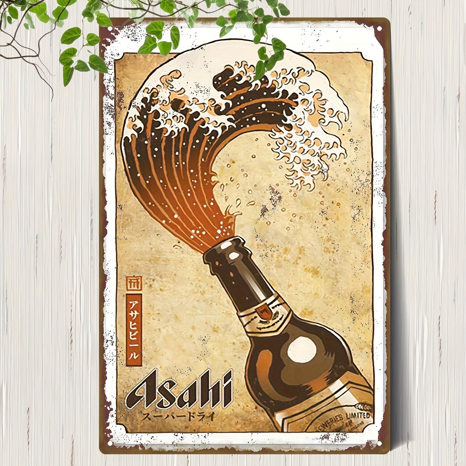 2D Flat, 1pc Vintage Metal Sign | Iron Art Hanging Picture with Waves and Japanese Asahi Beer Bottle | 20*30cm/8*12inch | Suitab 20x30cm(7.8x11.8inch)
2D Flat, 1pc Vintage Metal Sign | Iron Art Hanging Picture with Waves and Japanese Asahi Beer Bottle | 20*30cm/8*12inch | Suitab 20x30cm(7.8x11.8inch)