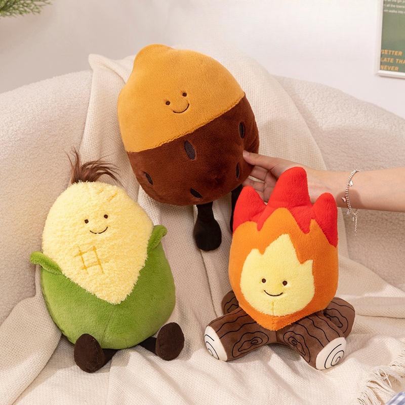 Cute Winter Bonfire Flame Firewood Pile Plush Doll Roast Corn Toy Doll Creative Christmas Gift Women 25cm
Cute Winter Bonfire Flame Firewood Pile Plush Doll Roast Corn Toy Doll Creative Christmas Gift Women 25cm