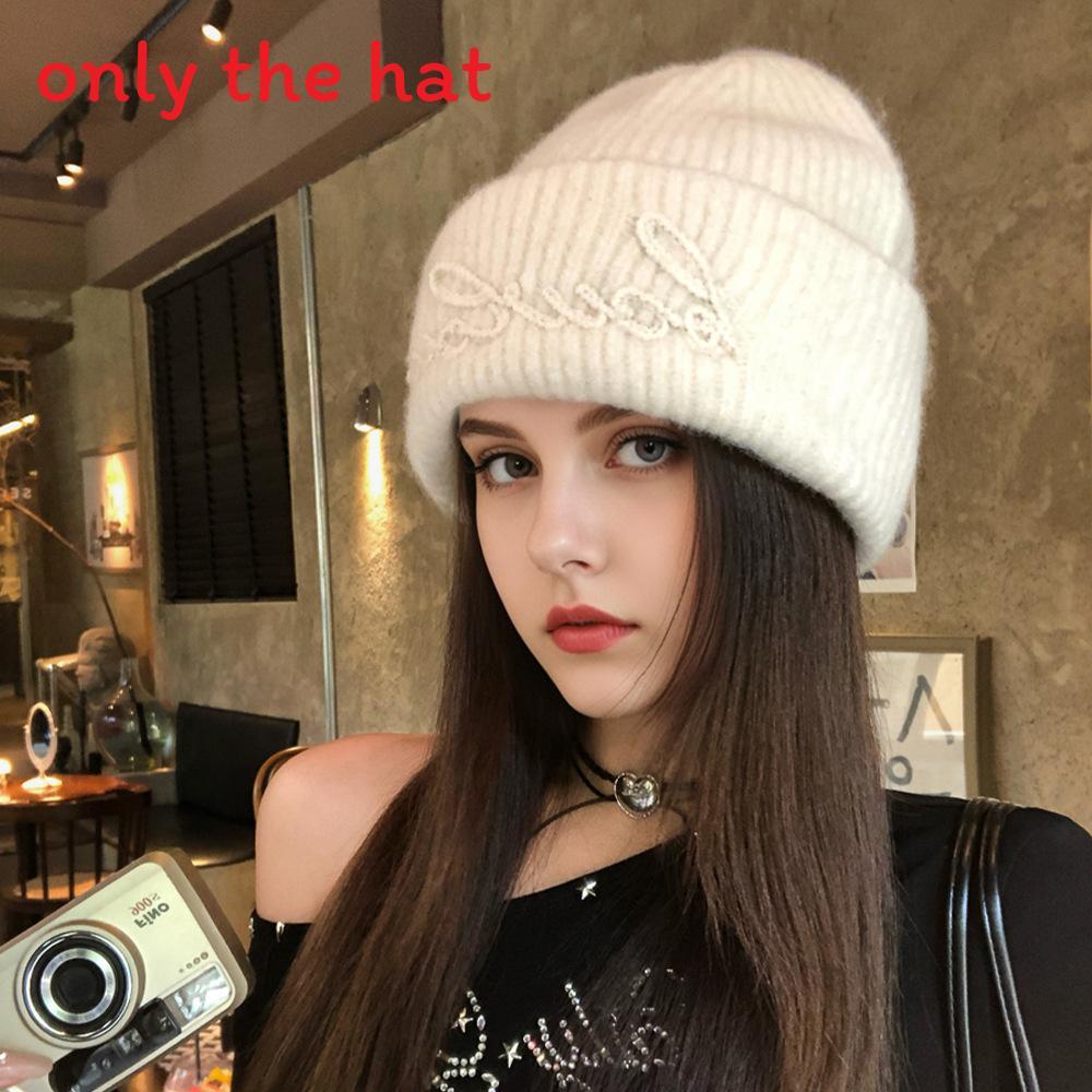 Wool Knit Hat For Women With Embroidered Letters Warm Winter Accessory For Casual Style White
Wool Knit Hat For Women With Embroidered Letters Warm Winter Accessory For Casual Style White