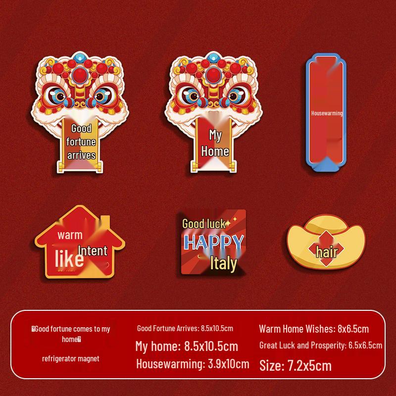 Chinese Style Cartoon Refrigerator Magnet - Peace and Joy
Chinese Style Cartoon Refrigerator Magnet - Peace and Joy