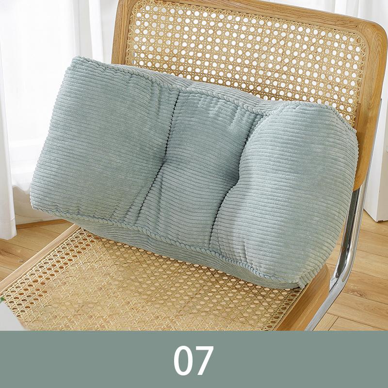 Japanese Style Corduroy PP Cotton Waist Pillow Car Backrest Nap Office Computer Chair Cushion Home Bedside Waist Cushion 38x20x14cm
Japanese Style Corduroy PP Cotton Waist Pillow Car Backrest Nap Office Computer Chair Cushion Home Bedside Waist Cushion 38x20x14cm