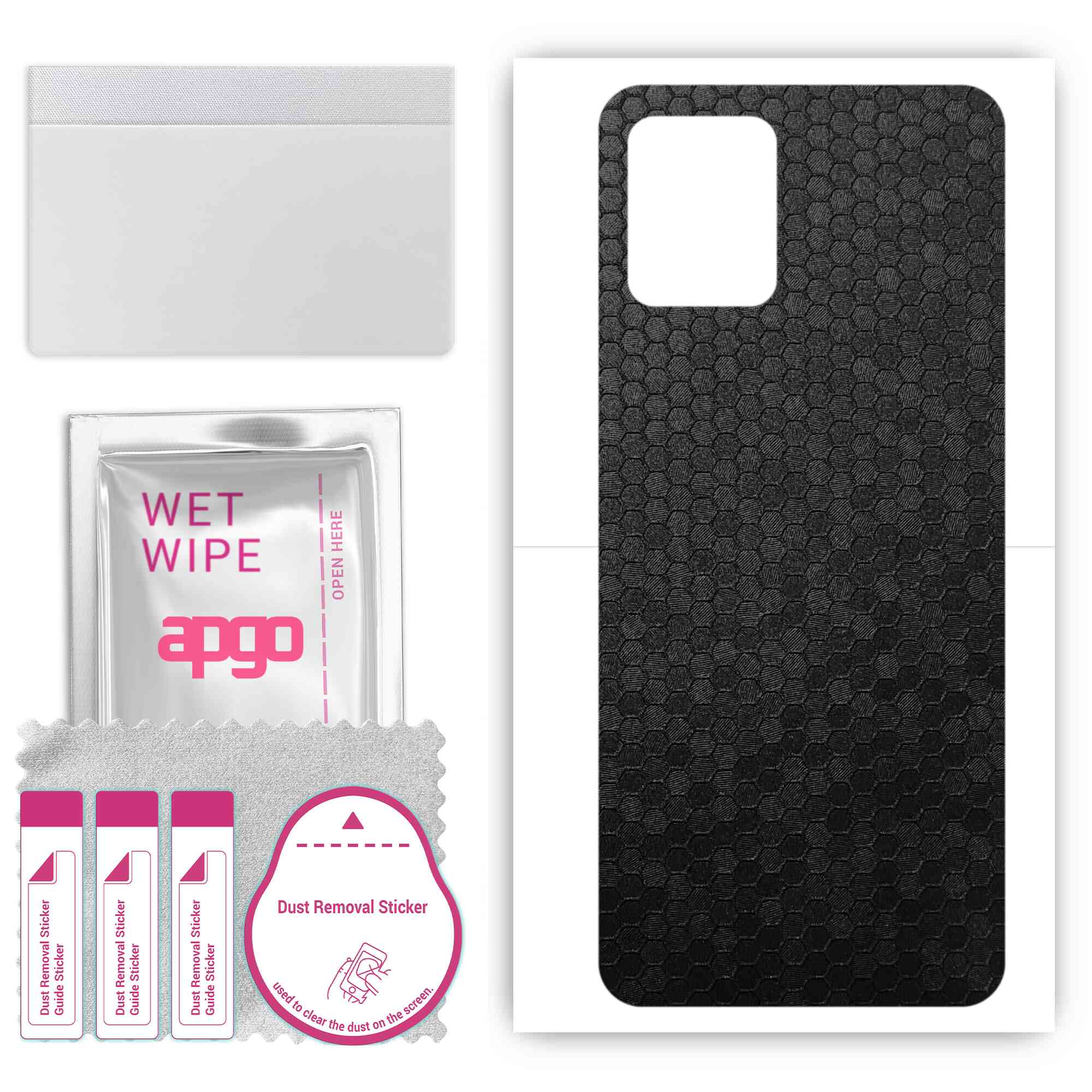 apgo Захисна наклейка для задньої панелі, сумісна з Vivo Y01, Wrap Film, Foil, Vinyl - Pattern Black Honeycomb
apgo Захисна наклейка для задньої панелі, сумісна з Vivo Y01, Wrap Film, Foil, Vinyl - Pattern Black Honeycomb