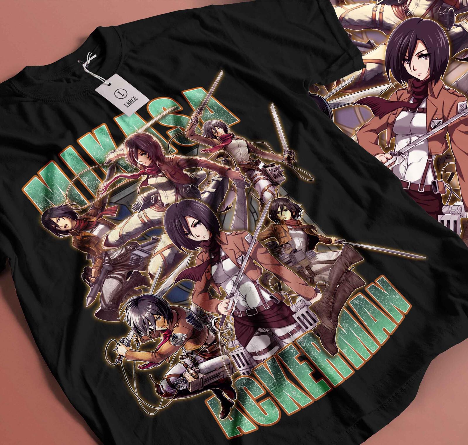 Attack On Titan Mikasa Eren and Mikasa T-Shirt Mens Womens Tees Top Girl Anime AOT Shirt Mens Womens Tees Top Tee Gift 221 S
Attack On Titan Mikasa Eren and Mikasa T-Shirt Mens Womens Tees Top Girl Anime AOT Shirt Mens Womens Tees Top Tee Gift 221 S