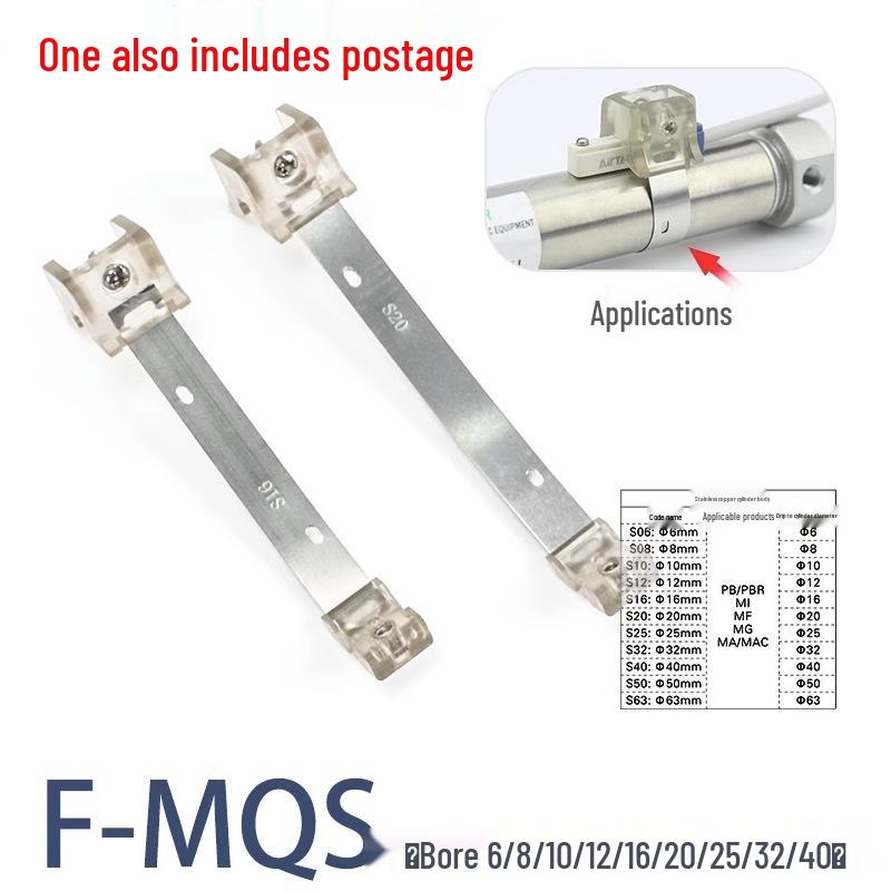 Magnetic Switch Strap Bracket for Round Cylinders F-A/F-S10 12 16 20 25 32 40 F-S10
Magnetic Switch Strap Bracket for Round Cylinders F-A/F-S10 12 16 20 25 32 40 F-S10