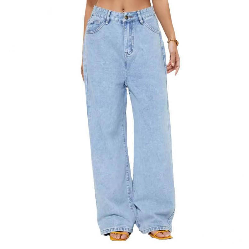 American Wide-leg Jeans Women Light-color Washing Loose Slimming Floor-dragging Pants XS светло-синий
American Wide-leg Jeans Women Light-color Washing Loose Slimming Floor-dragging Pants XS светло-синий