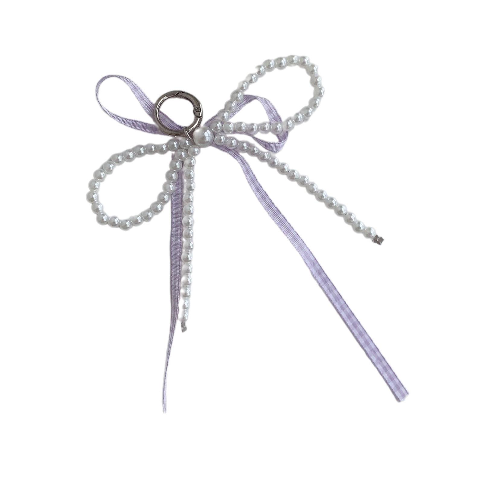 Элегантный брелок с подвеской в виде банта из жемчужной ленты, очаровательный подвесной брелок для кошелька, сумки, рюкзака, дамской сумочки фиолетовый
Элегантный брелок с подвеской в виде банта из жемчужной ленты, очаровательный подвесной брелок для кошелька, сумки, рюкзака, дамской сумочки фиолетовый